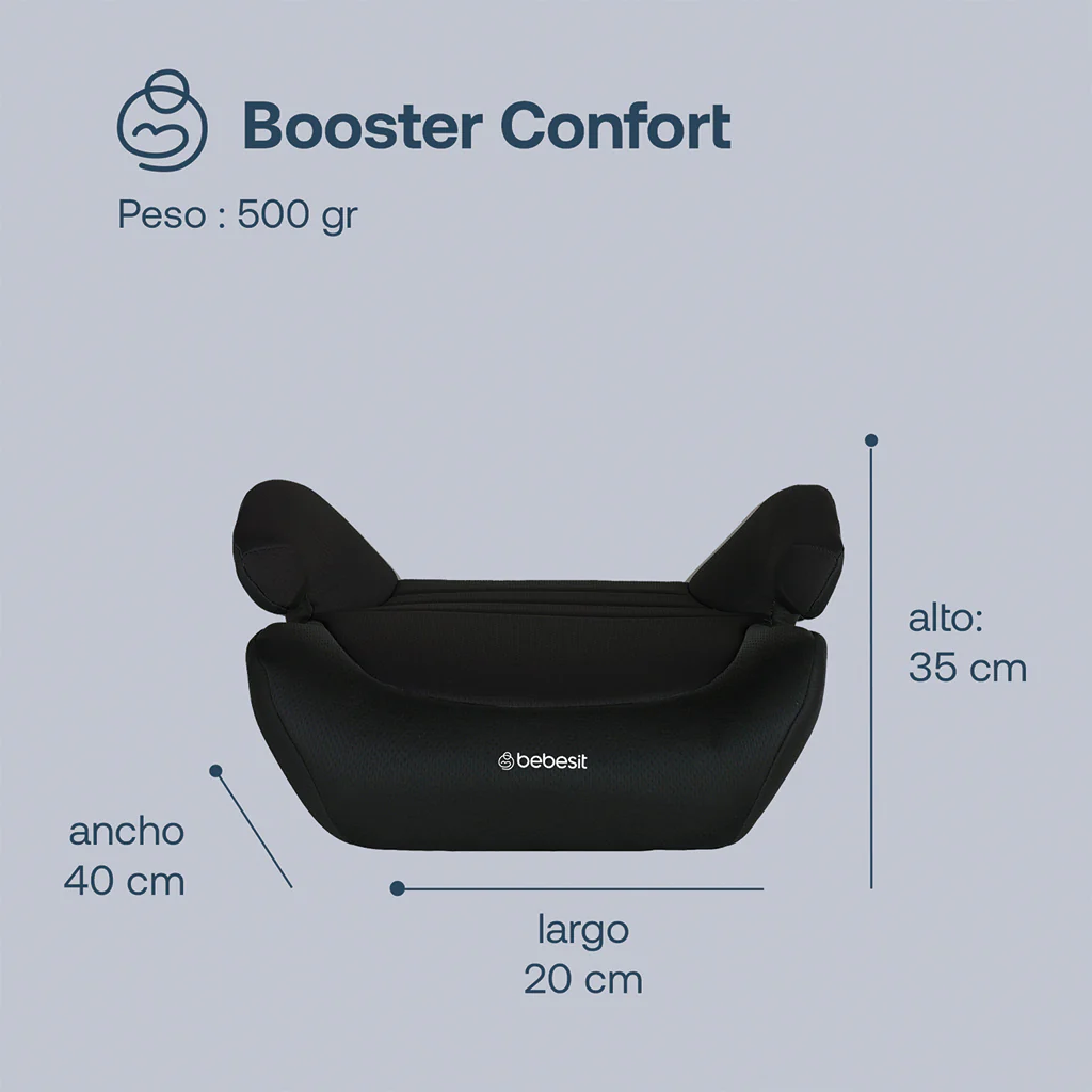Alzador Booster Negro Bebesit - Image 5