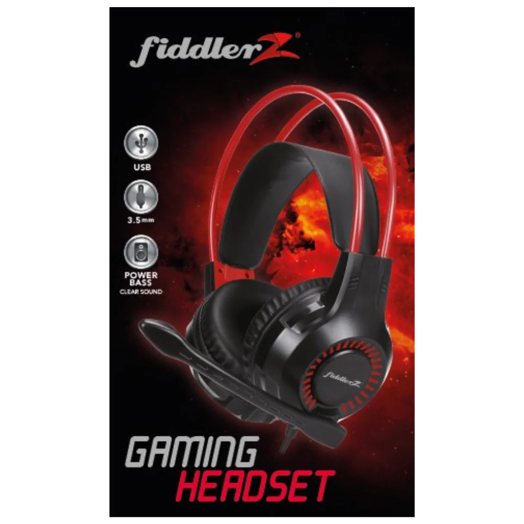 Audífono Gaming Alámbrico Retroiluminado Con Micrófono Fiddler Z - Image 3