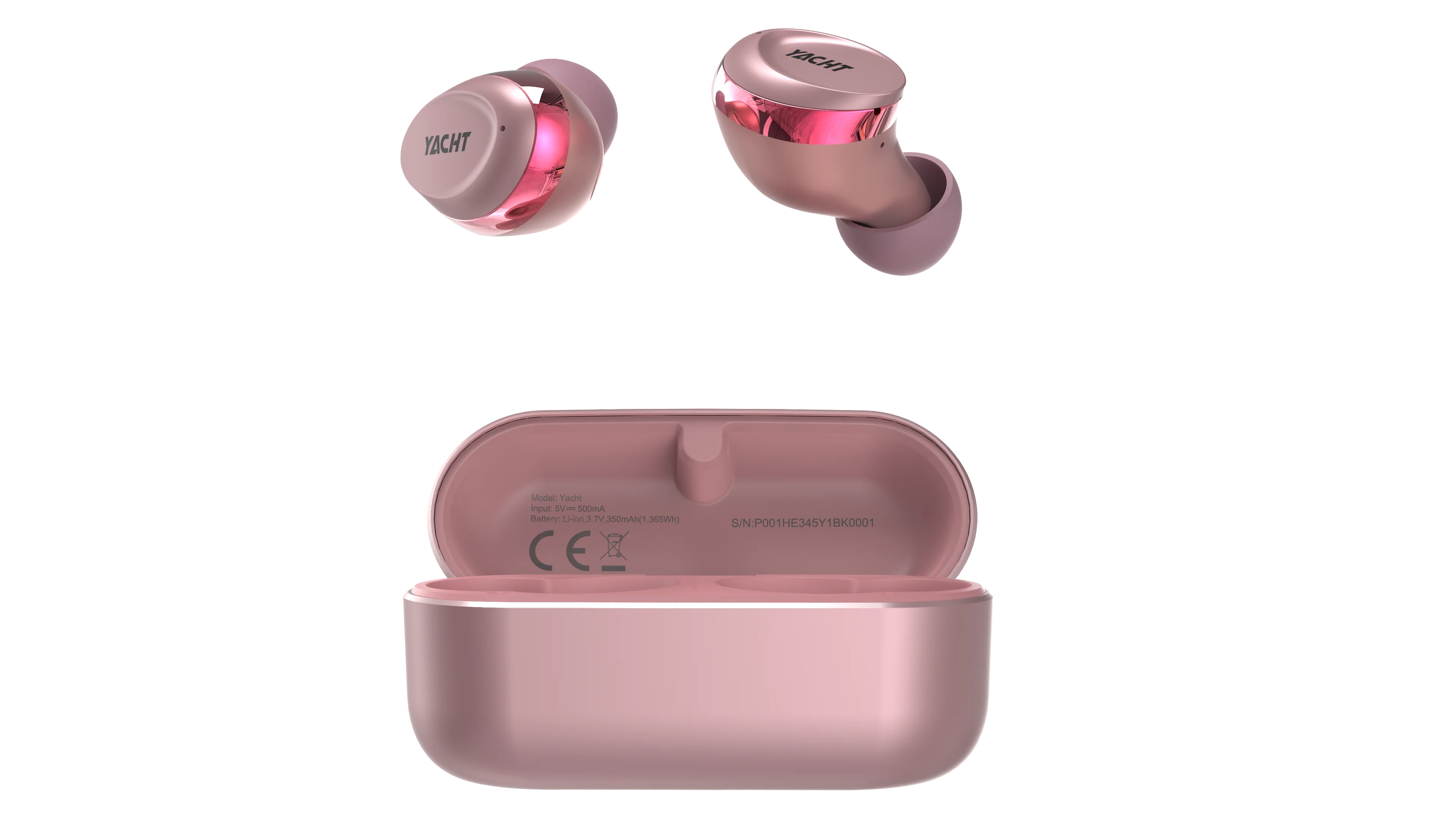 Audífonos Hifuture Yacht Tws Con Cancelación De Ruido (Rosa) - Image 3