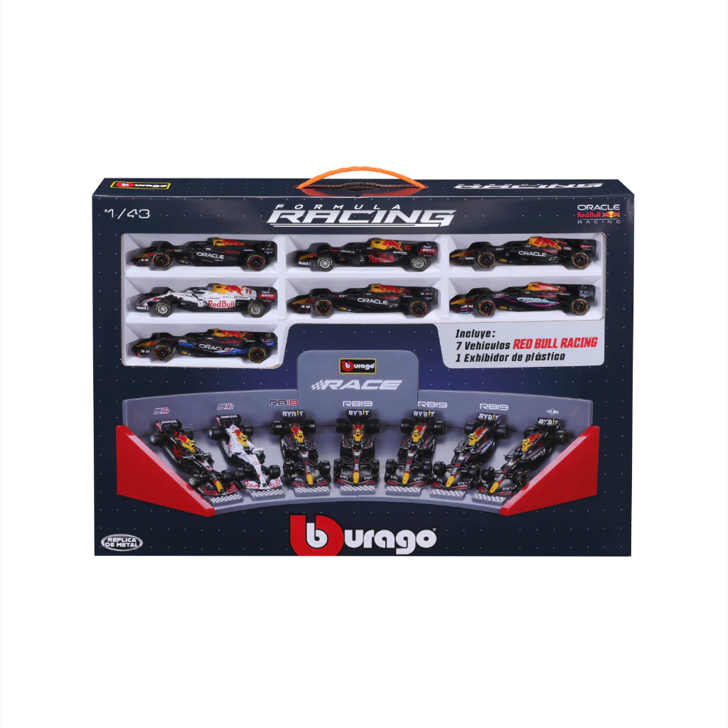 AUTO 1:43 Oracle Red Bull Racing Formula 1 Pack 7 Autos
