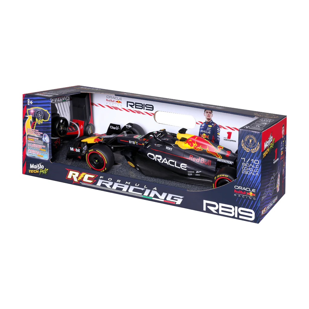 Auto a Escala Radio Control Oracle Red Bull Rb19 1:10 Con Sonido