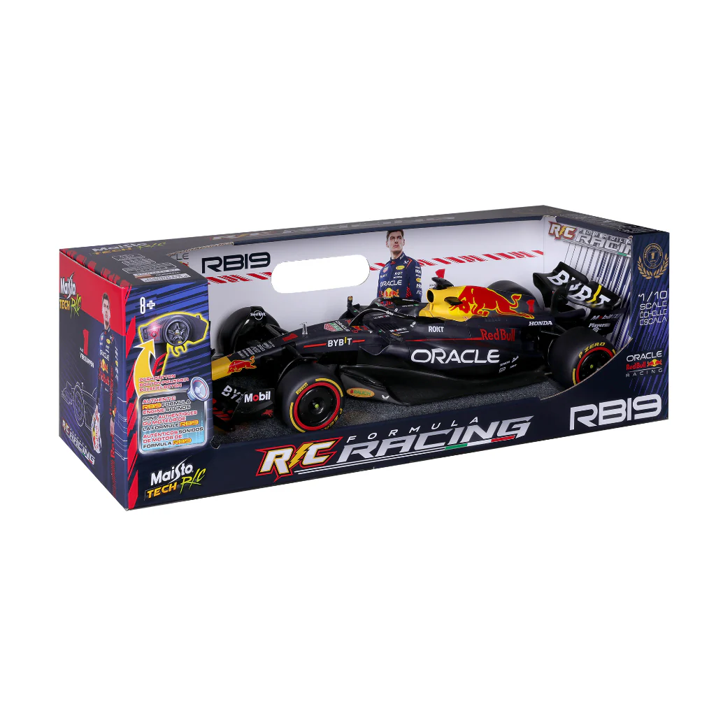 Auto a Escala Radio Control Oracle Red Bull Rb19 1:10 Con Sonido - Image 2