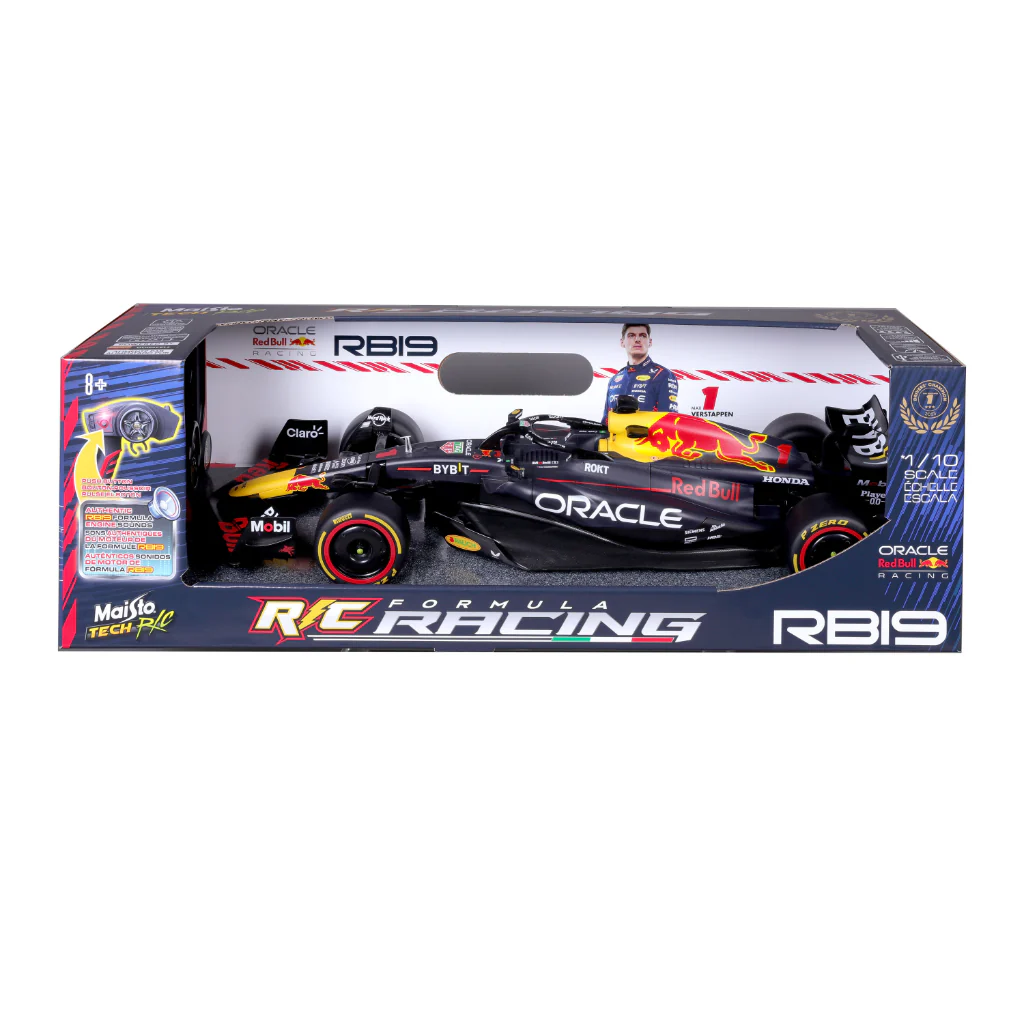 Auto a Escala Radio Control Oracle Red Bull Rb19 1:10 Con Sonido - Image 8
