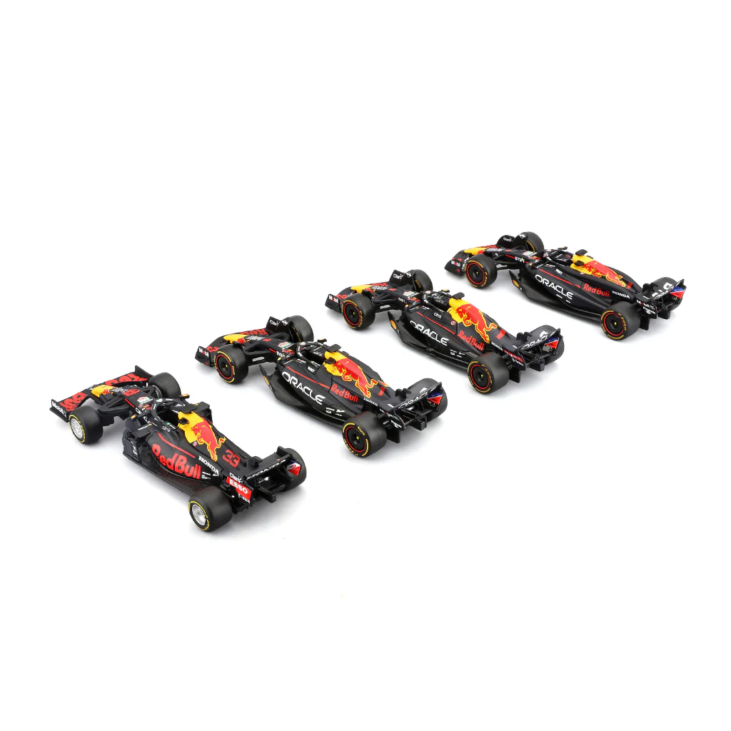 Pack 4 Auto M4X Campeón Oracle Red Bull Racing 1:43 Verstappen - Image 4