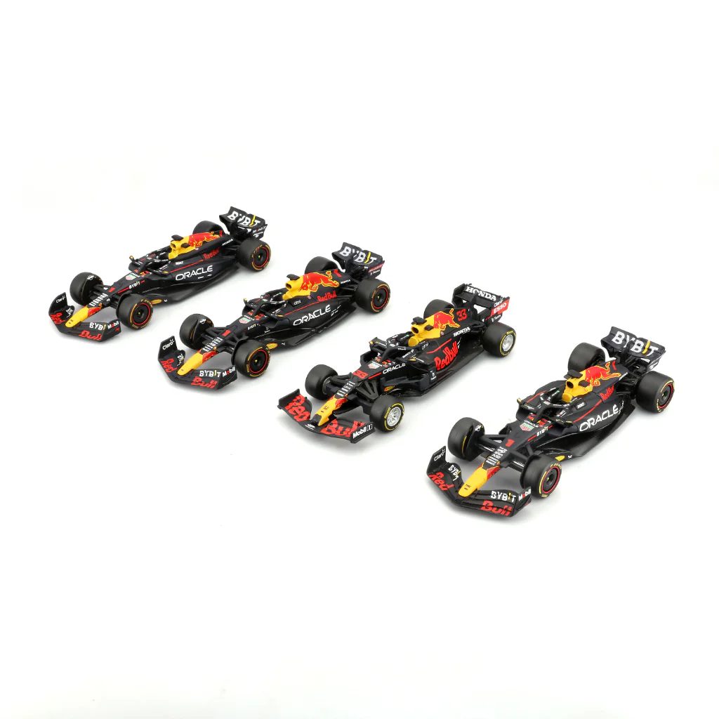 Pack 4 Auto M4X Campeón Oracle Red Bull Racing 1:43 Verstappen - Image 5