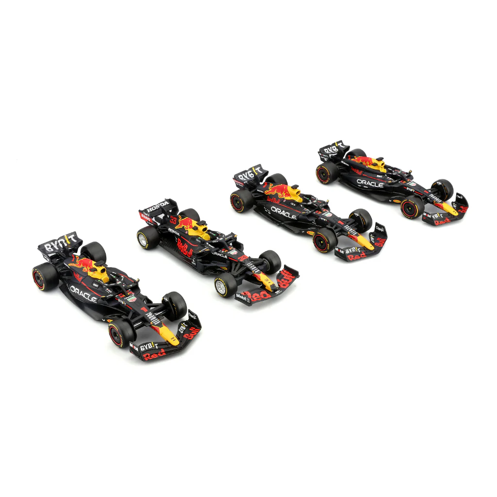 Pack 4 Auto M4X Campeón Oracle Red Bull Racing 1:43 Verstappen - Image 6