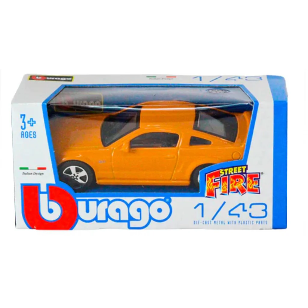 Auto A Escala Street Fire 1:43 Ford Mustang Gt Naranja - Image 2