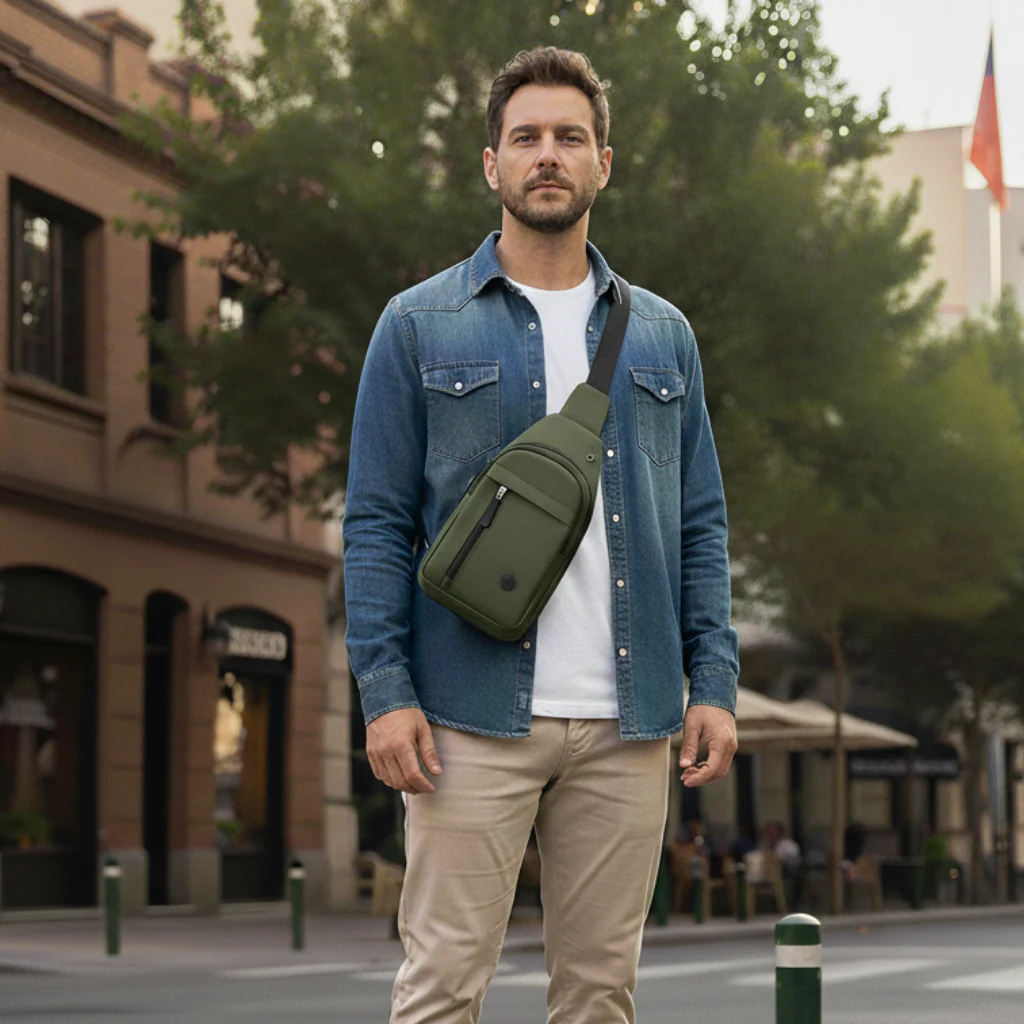 Bandolera Olive Green - Image 4