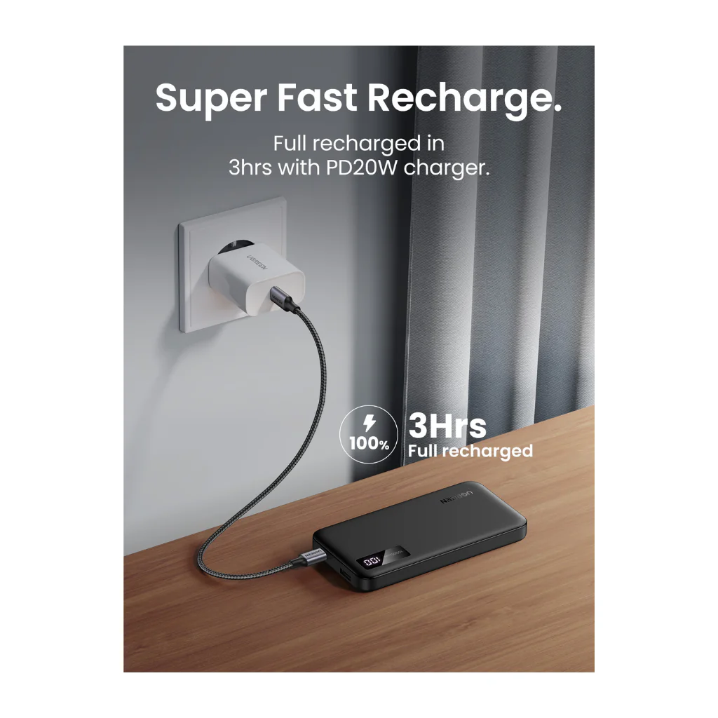 Batería Portátil 10.000mAh Carga Rápida PD20W UGREEN PB311 - Image 9