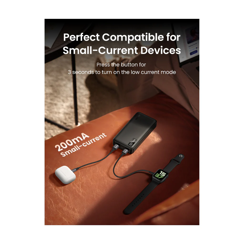Bateria Portatil 20.000mAh PD 20W 1USB-C+1USB-A UGREEN PB312 - Image 9