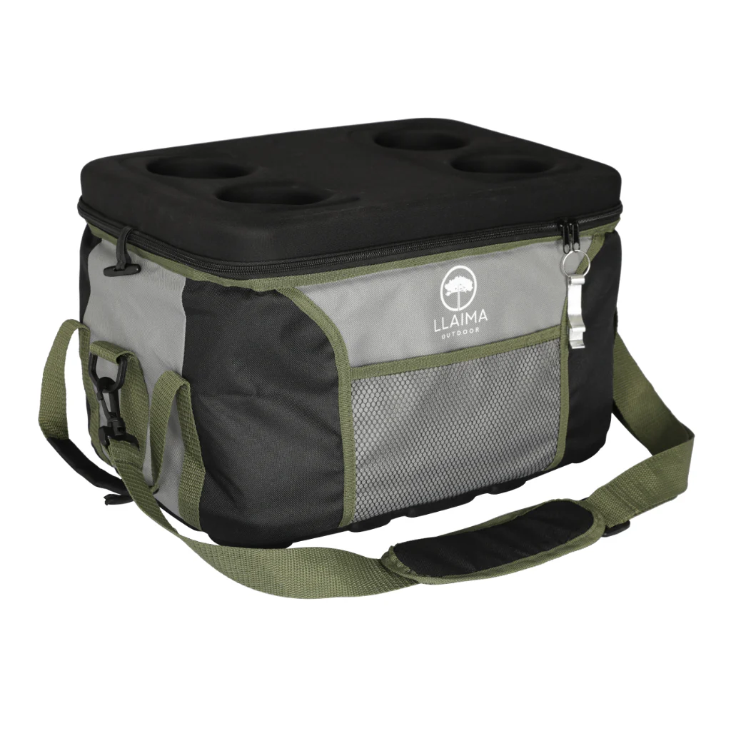 Bolso Cooler 25L Plegable con Tapa Dura 4 posavasos - Image 2