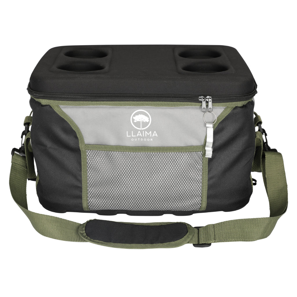Bolso Cooler 25L Plegable con Tapa Dura 4 posavasos - Image 4