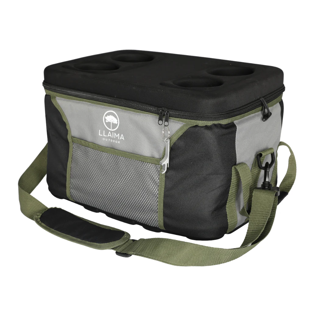 Bolso Cooler 25L Plegable con Tapa Dura 4 posavasos - Image 5