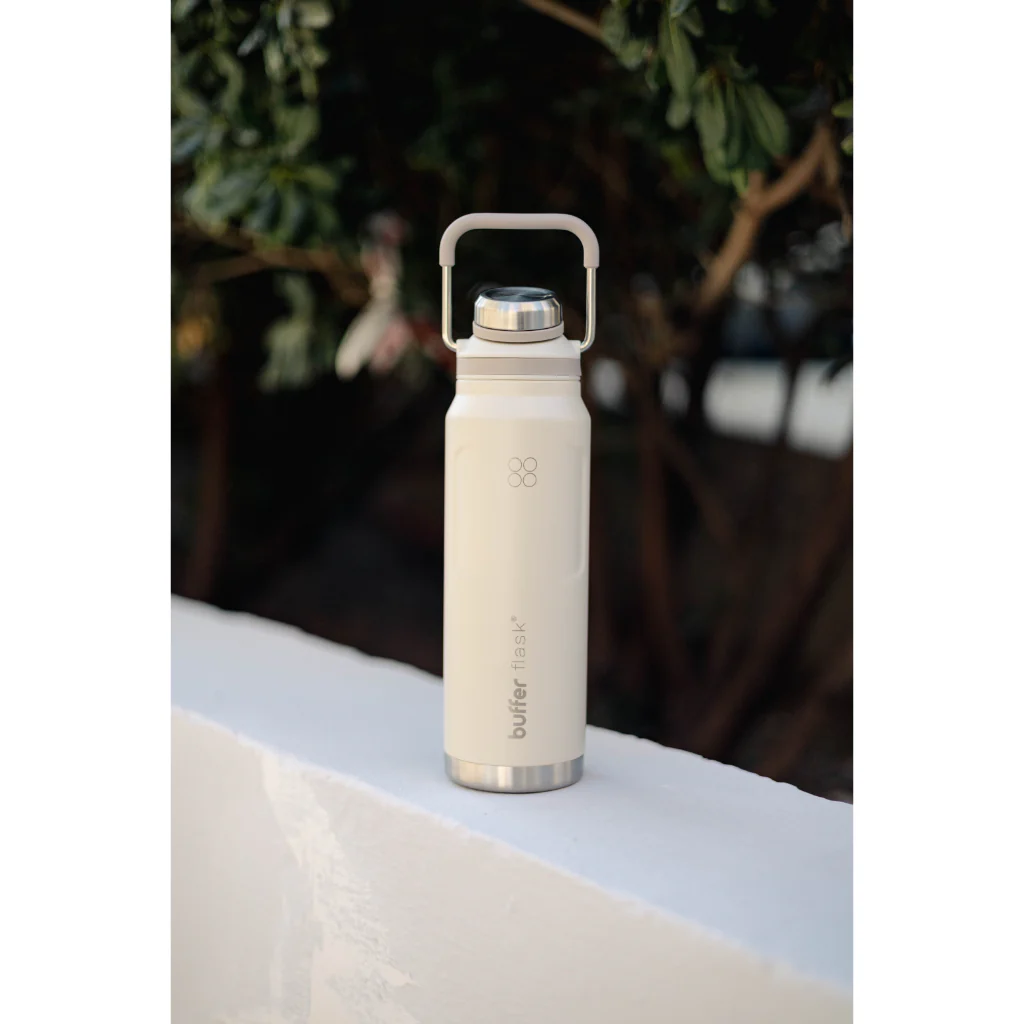 Botella Agua Termica Buffer Mallorca 1 litro Ivory - Image 7