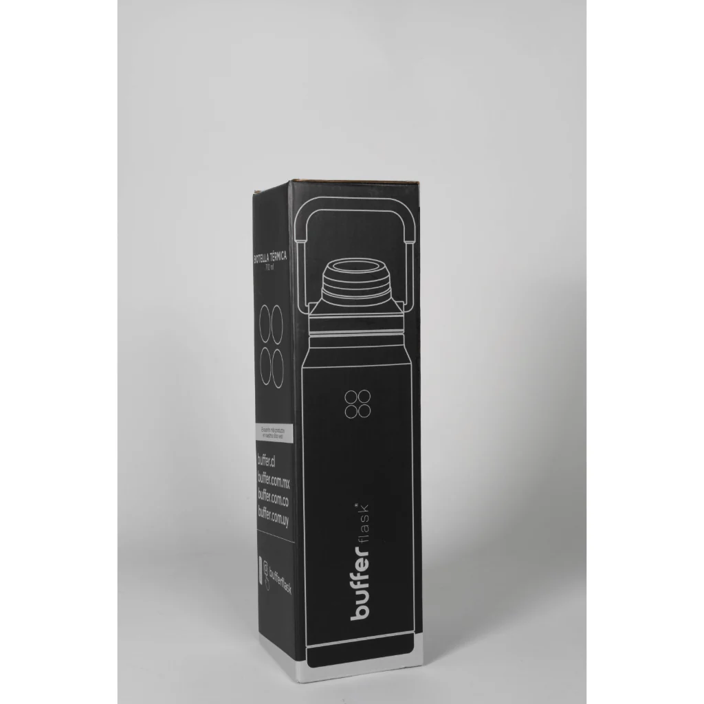 Botella Agua Termica Buffer Mallorca 710 ml Negro - Image 2