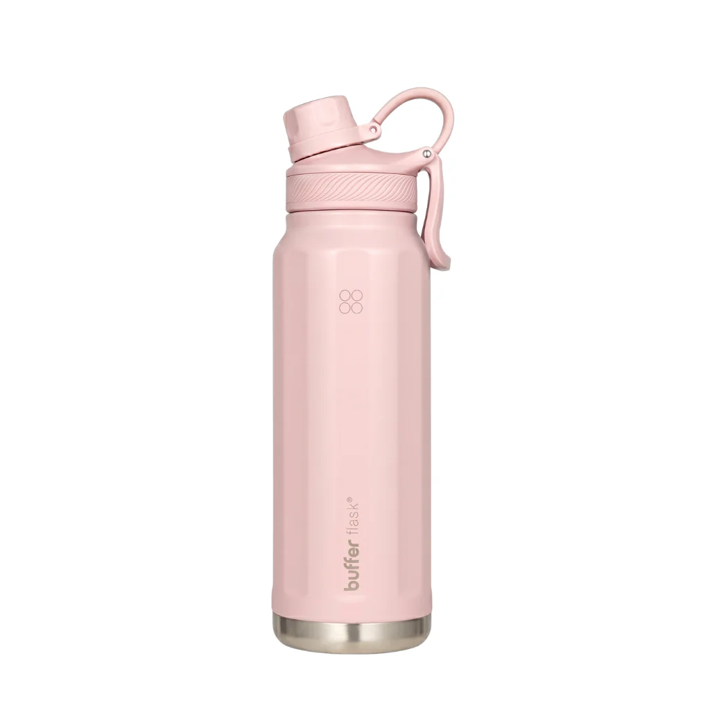 Botella Agua Térmica Buffer Paine 1Lt  + 2 Tapas Velvet - Image 2