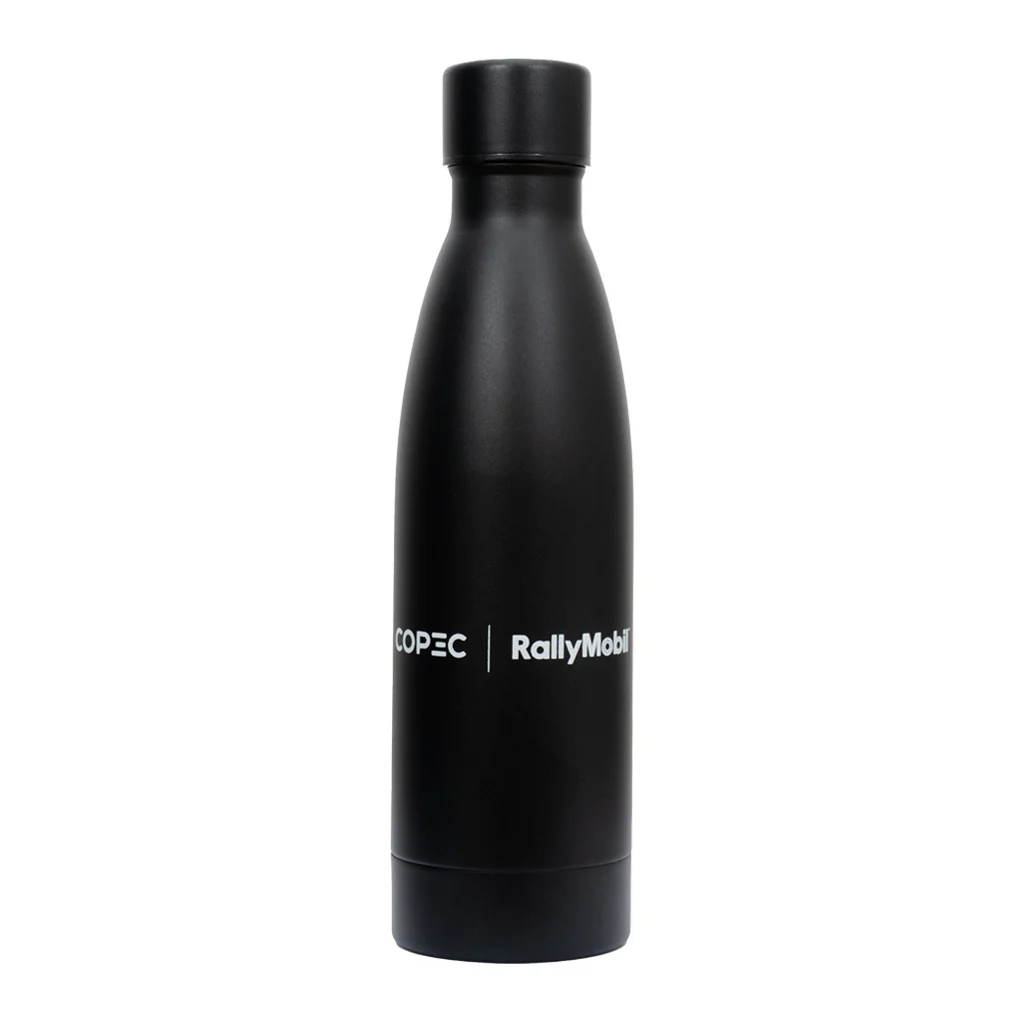 Botella Térmica 500ml Acero Inox / Color Negro Rally