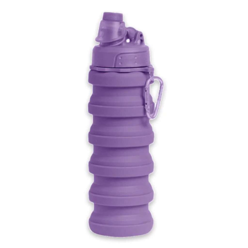 Botella Plegable Morada 500ML - Image 2