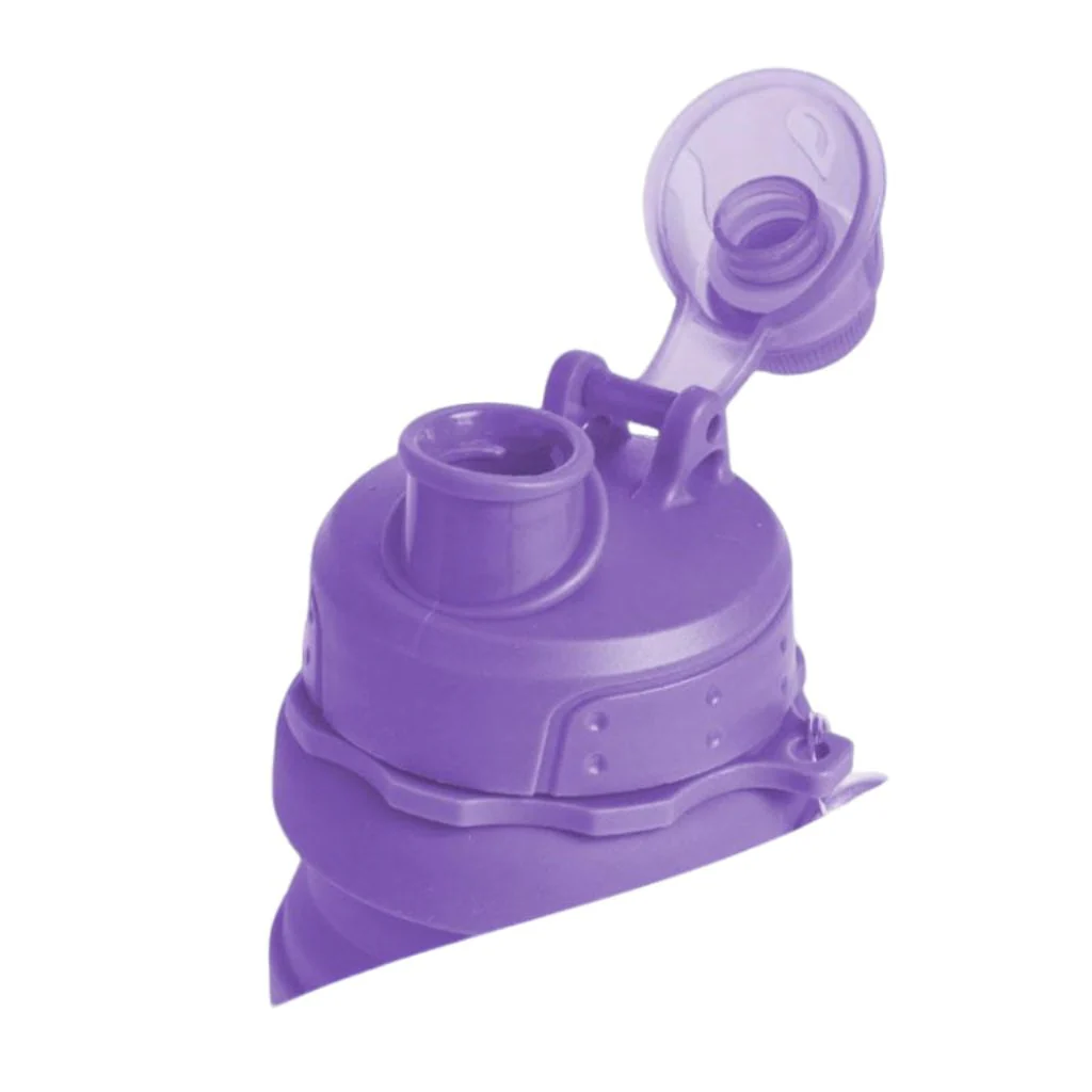 Botella Plegable Morada 500ML - Image 3