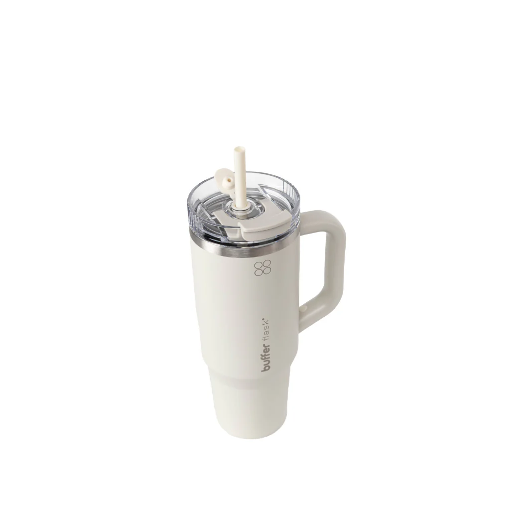 Botella Termica Mug Buffer Bora Bora 1,2Lt Frio y Calor Ivory - Image 4