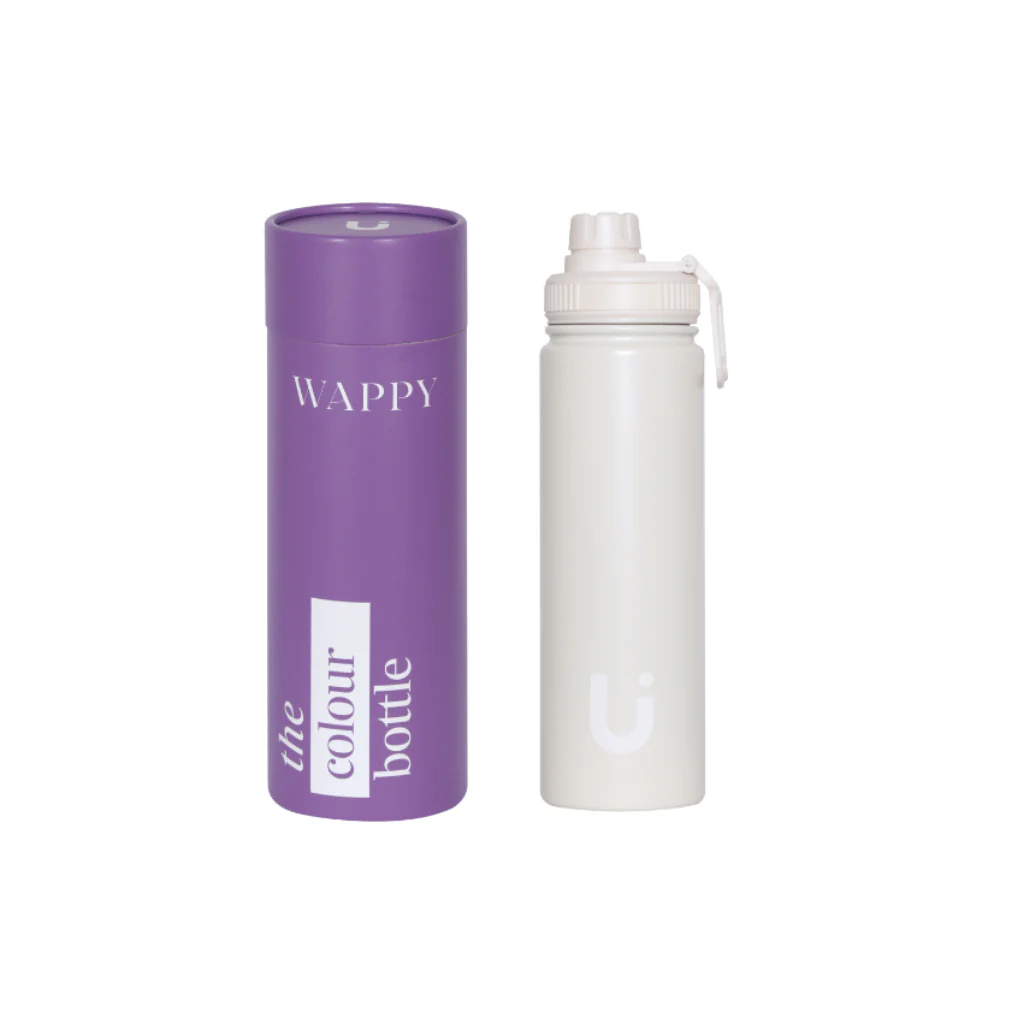 Botella Térmica  Wappy Blanca 650ml acero inoxidable - Image 3
