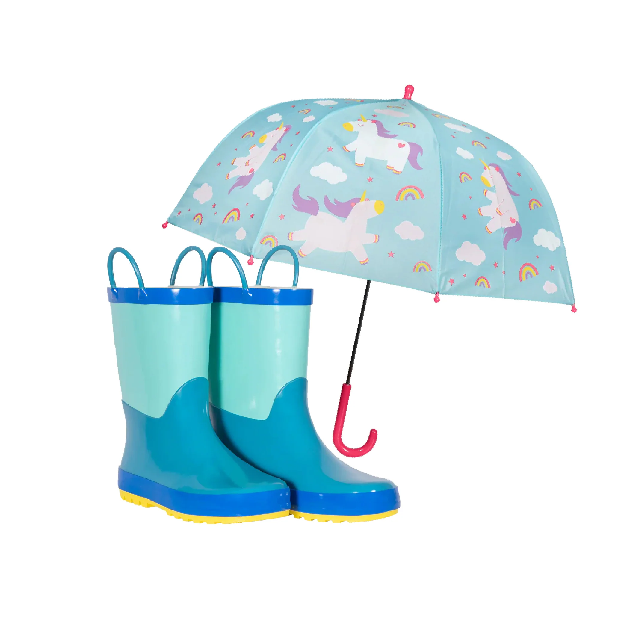 Combo Especial Dúo Invierno Kids (Paraguas + Botas de Agua)