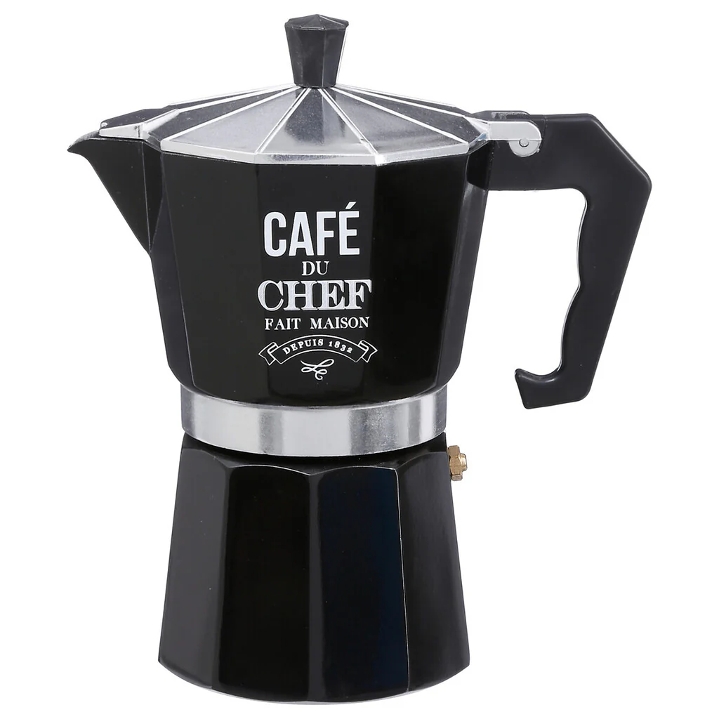 Cafetera Italiana Aluminio 6 Tazas Secret De Gourmet