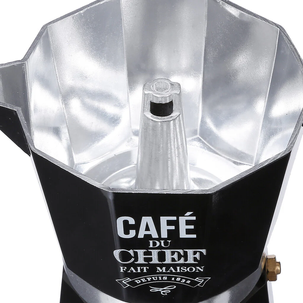 Cafetera Italiana Aluminio 6 Tazas Secret De Gourmet - Image 2