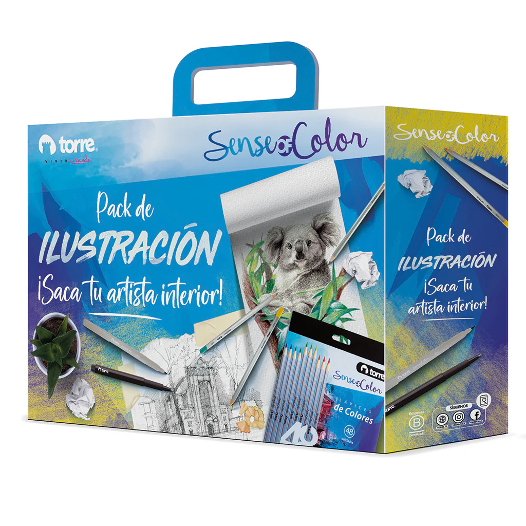 Caja Box Sense Of Color Ilustración