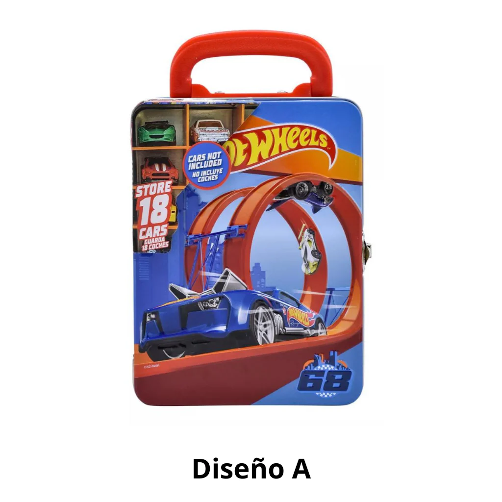 Caja Metálica Portautos Hot Wheels - Image 2