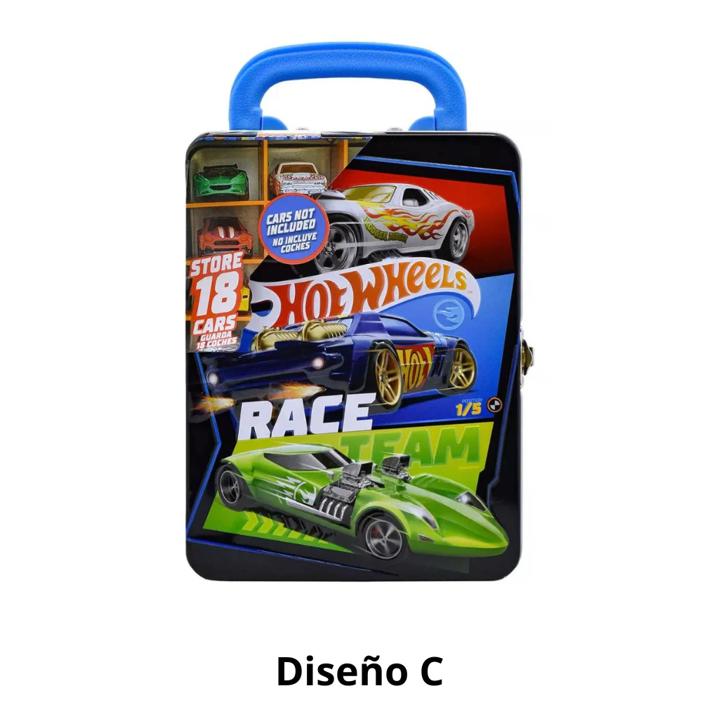 Caja Metálica Portautos Hot Wheels - Image 4