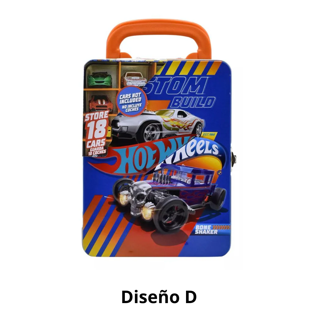 Caja Metálica Portautos Hot Wheels - Image 5