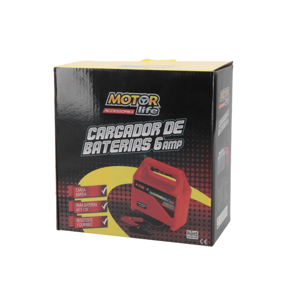 Cargador De Batería Motorlife 6V / 12V - Image 2