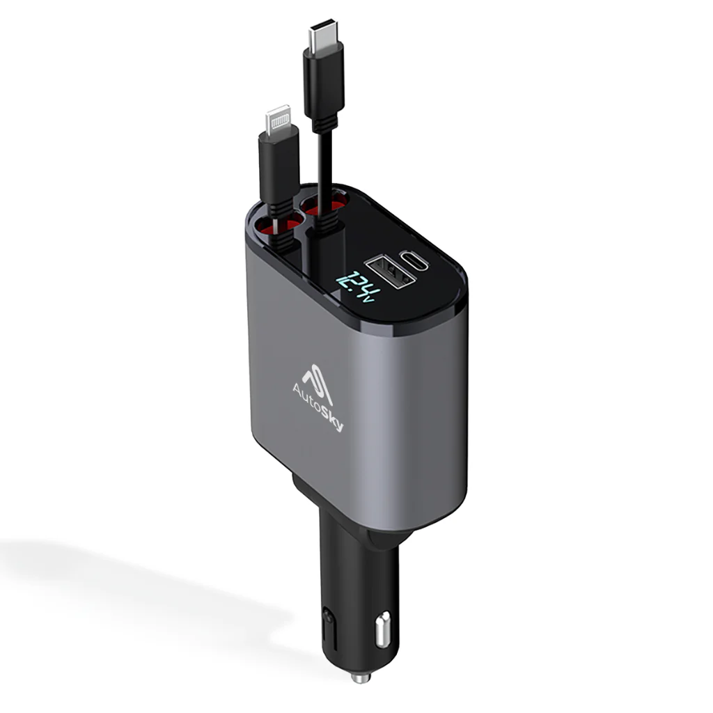Cargador Retractil  4 en 1  ARCC-101