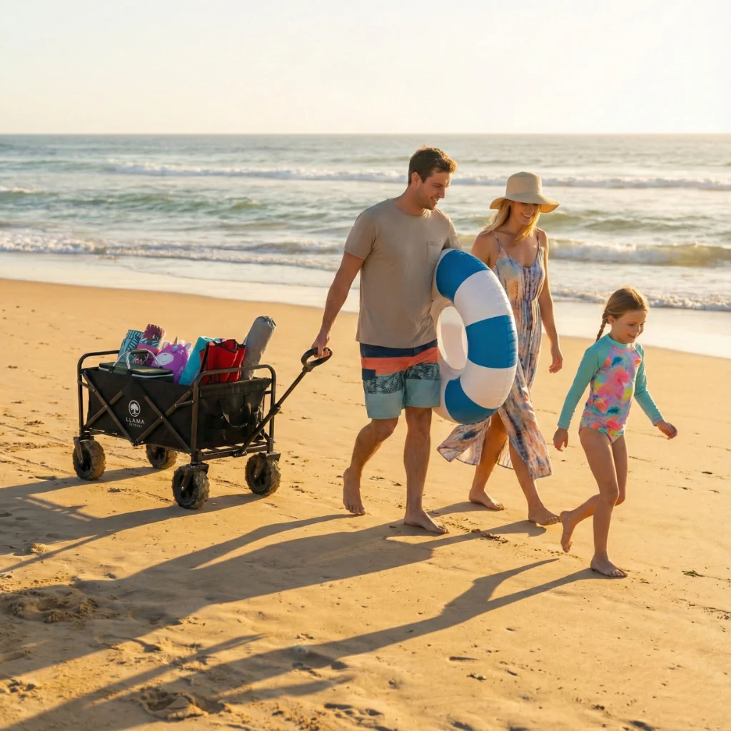 Carrito Todo Terreno Plegable playa niños. Llaima Outdoor - Image 10