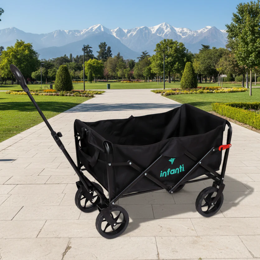 Carro Todo Terreno: Parques -Camping - Playa - Niños. Pack & GO. Infanti