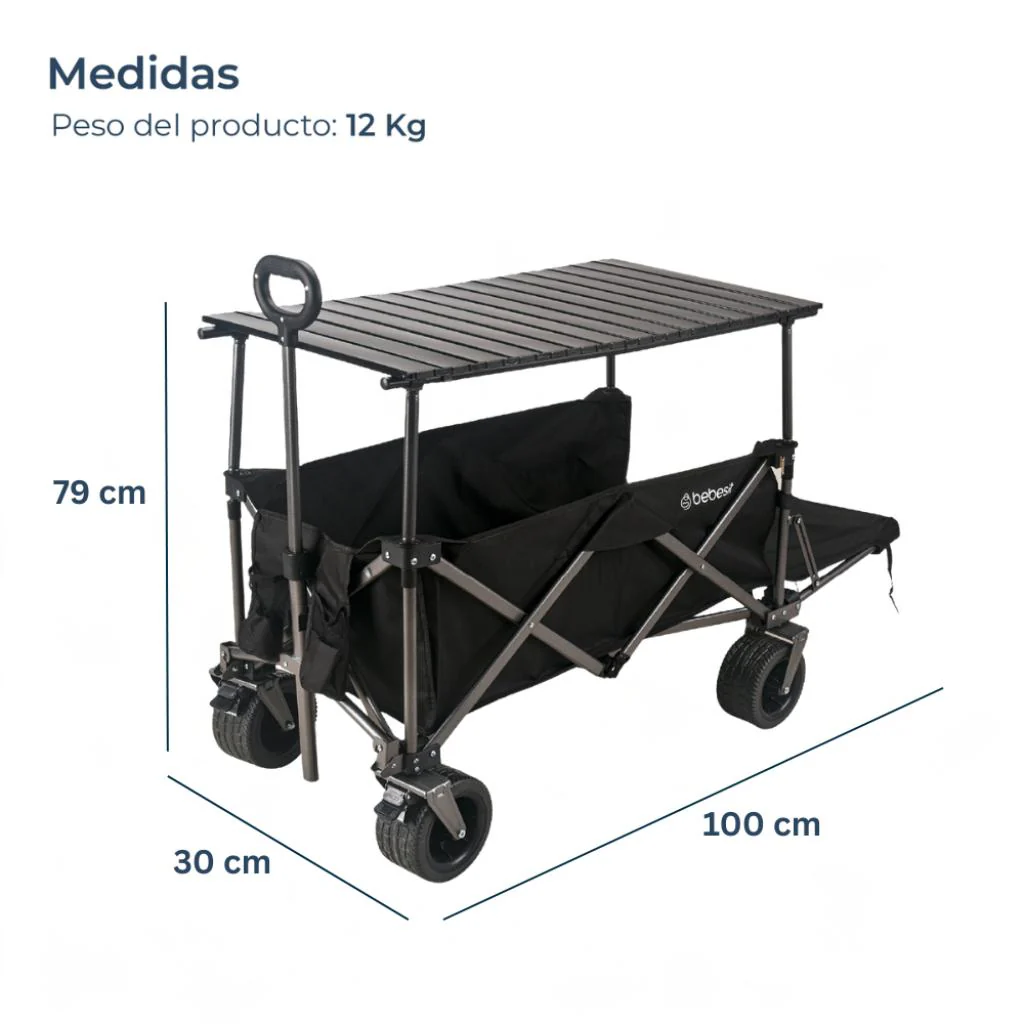 Carro Todo Terreno. 3 en 1 Outdoor Negro Bebesit - Image 4