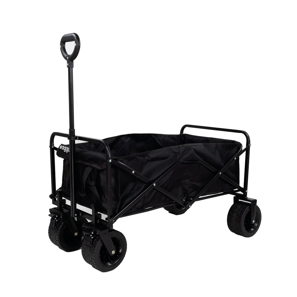 Carrito Plegable Camping Playa Niños Negro - Image 2