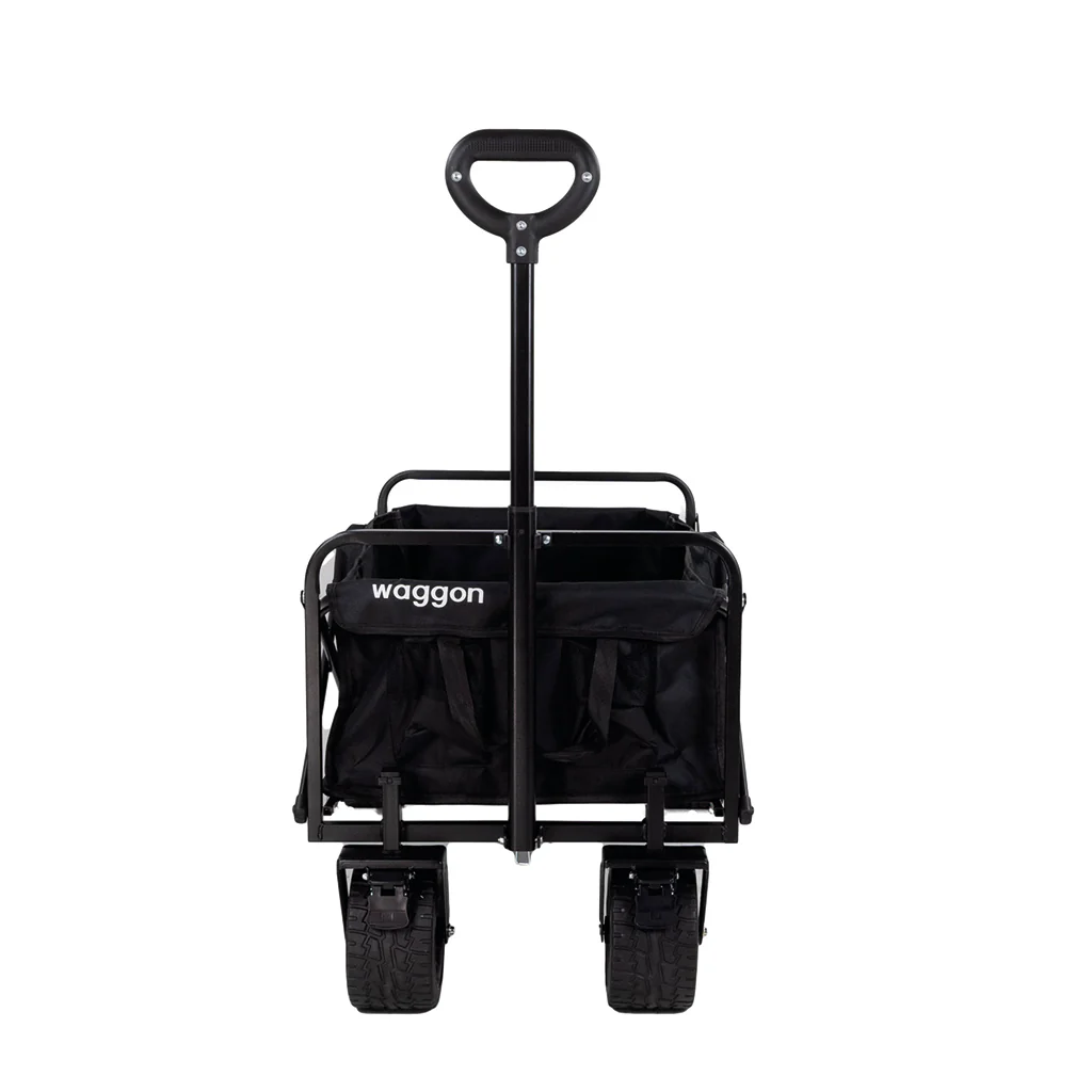 Carrito Plegable Camping Playa Niños Negro - Image 5