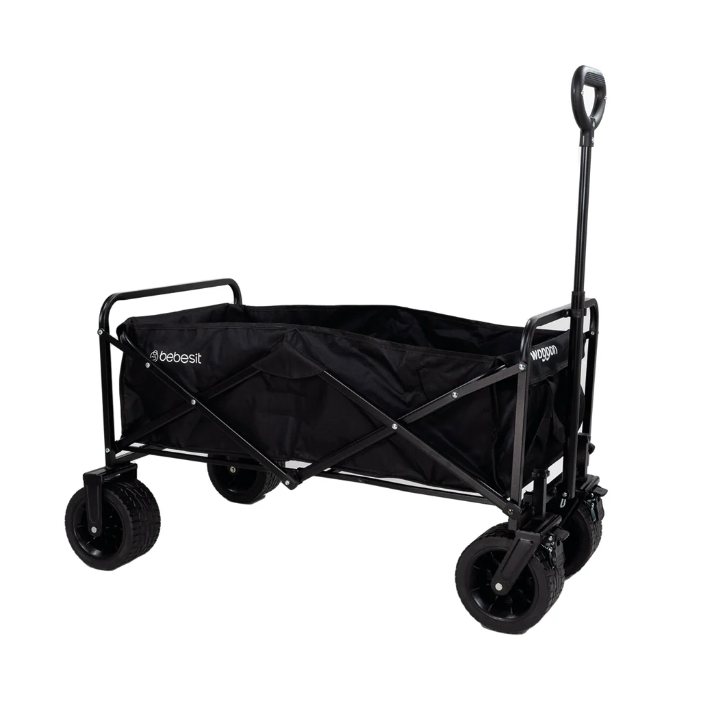 Carrito Plegable Camping Playa Niños Negro - Image 6