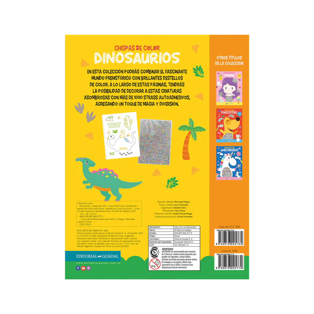 Chispas De Color: Dinosaurios - Image 4