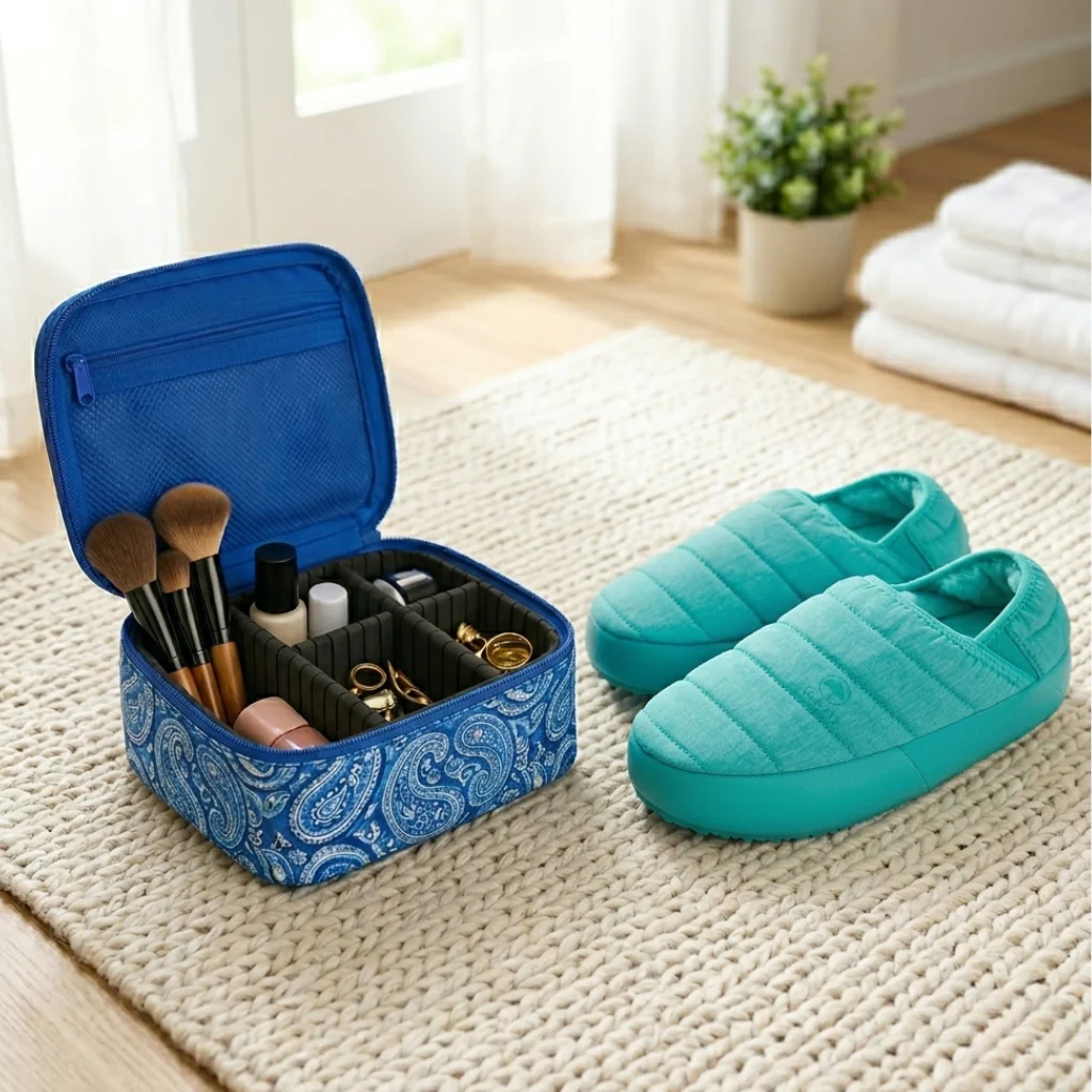 Combo 1 Cosmetiquero Gout Aqua + 1 Pantuflas Térmicas Llaima Calipso