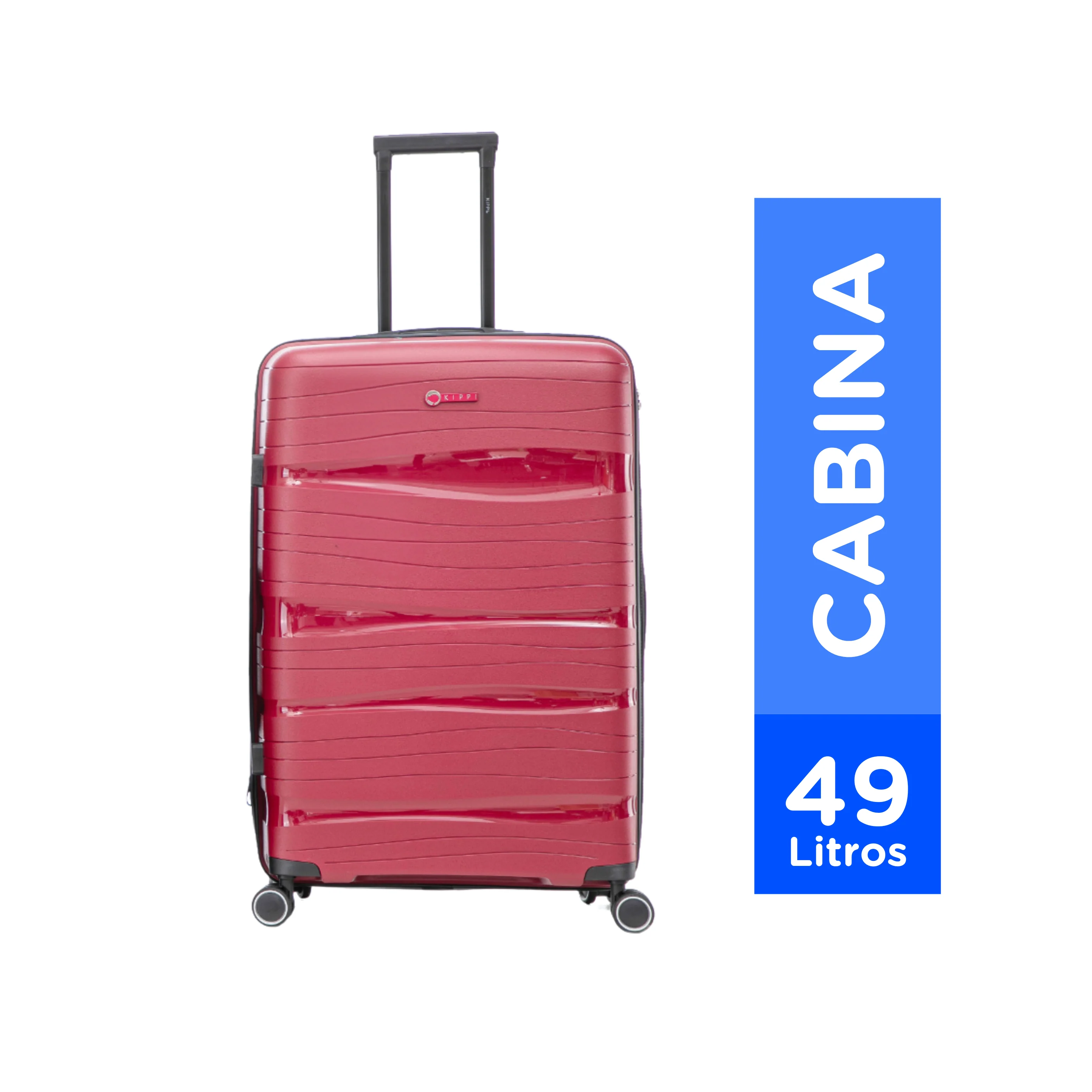 Combo 1 Maleta Kippi Wavy Roja S + 1 Bolso Duffel Saxoline Lila - Image 2