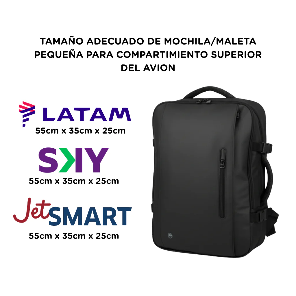 Combo 1 Mochila Viaje XL 40L Llaima Negro + 1 Botella Térmica Buffer Paine 1Lt - Image 13