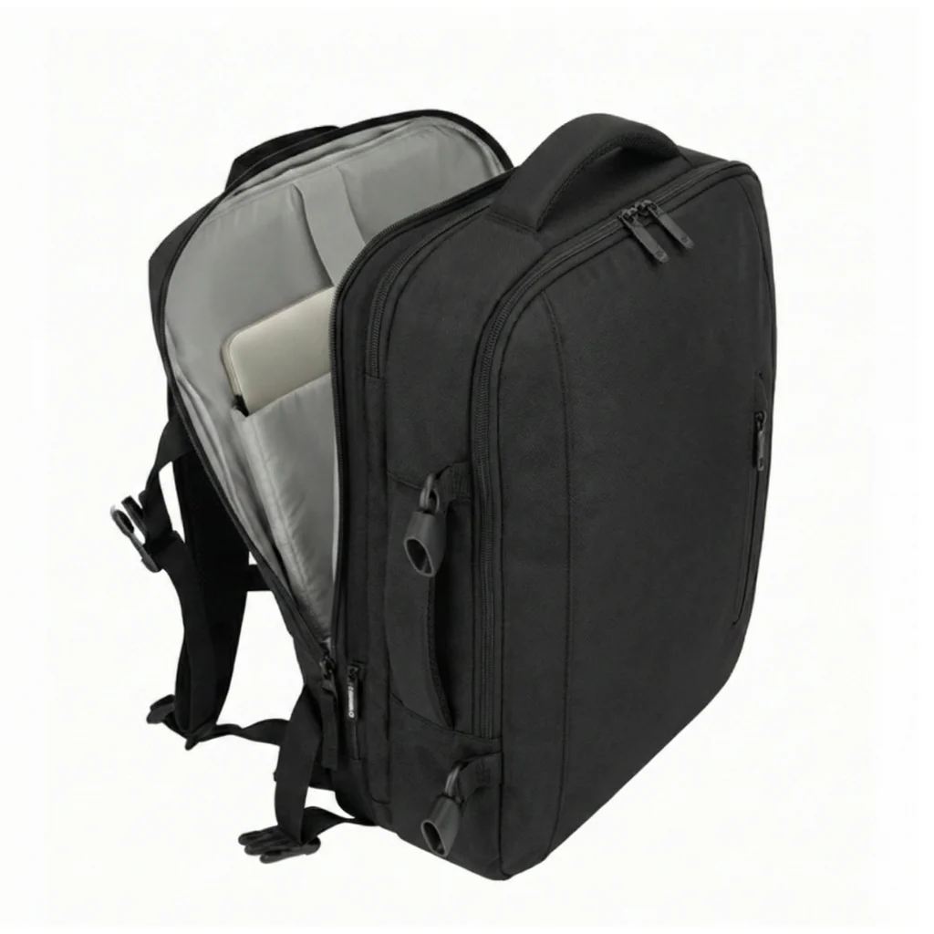 Combo 1 Mochila Viaje XL 40L Llaima Negro + 1 Botella Térmica Buffer Paine 1Lt - Image 6