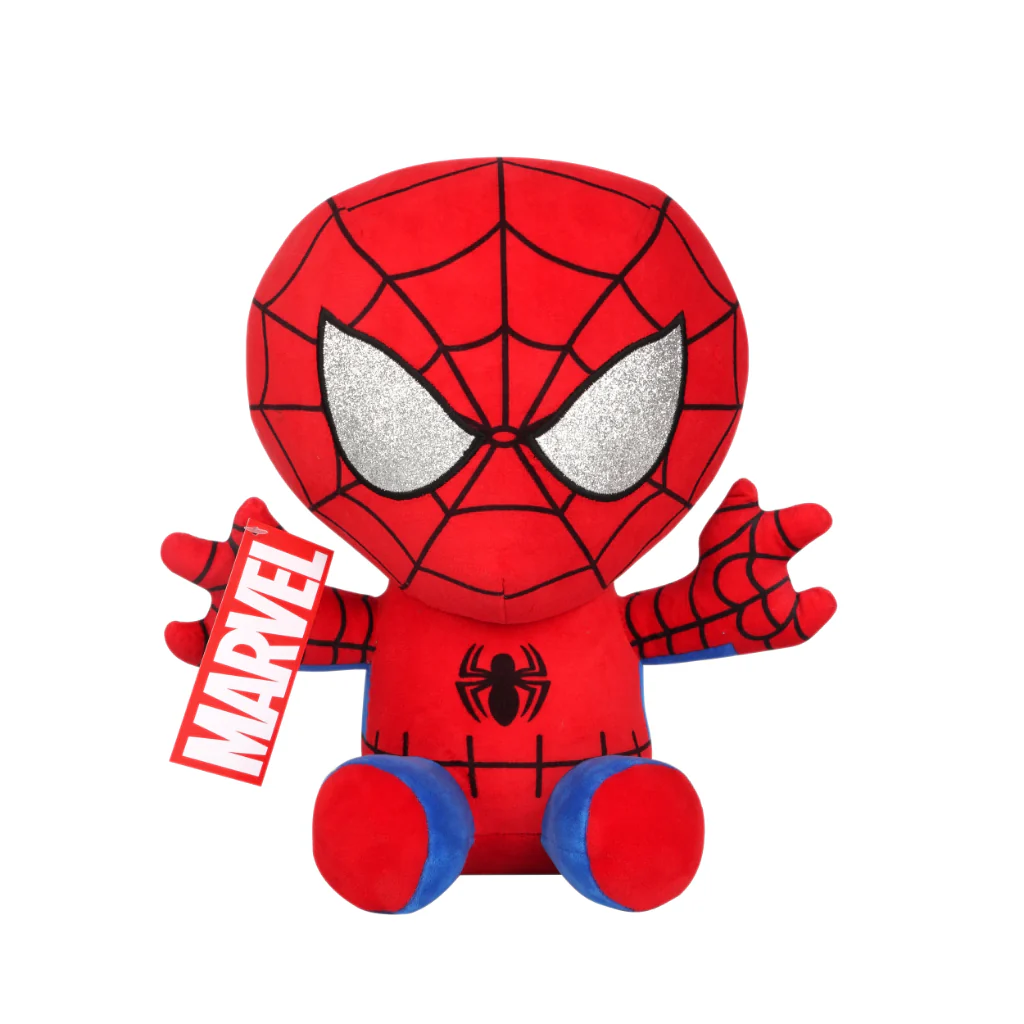 Combo 1 Peluche Spiderman 30 cm + 1 Pantuflas Niño Spider-Man Rojas - Image 2