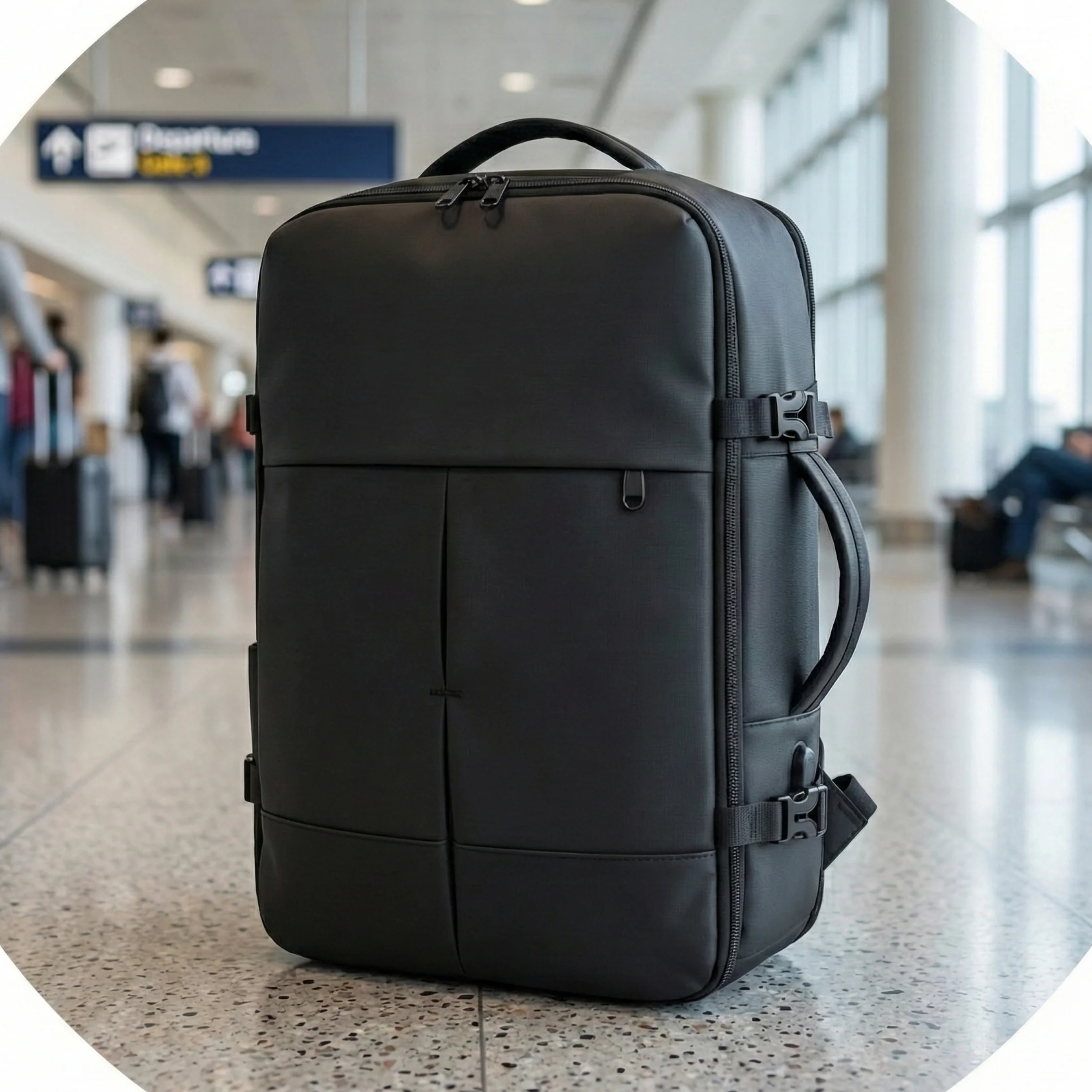 Combo 1 Mochila viaje viral 36L Black + 1 Powerbank Energizer 5.000 mAh - Image 6