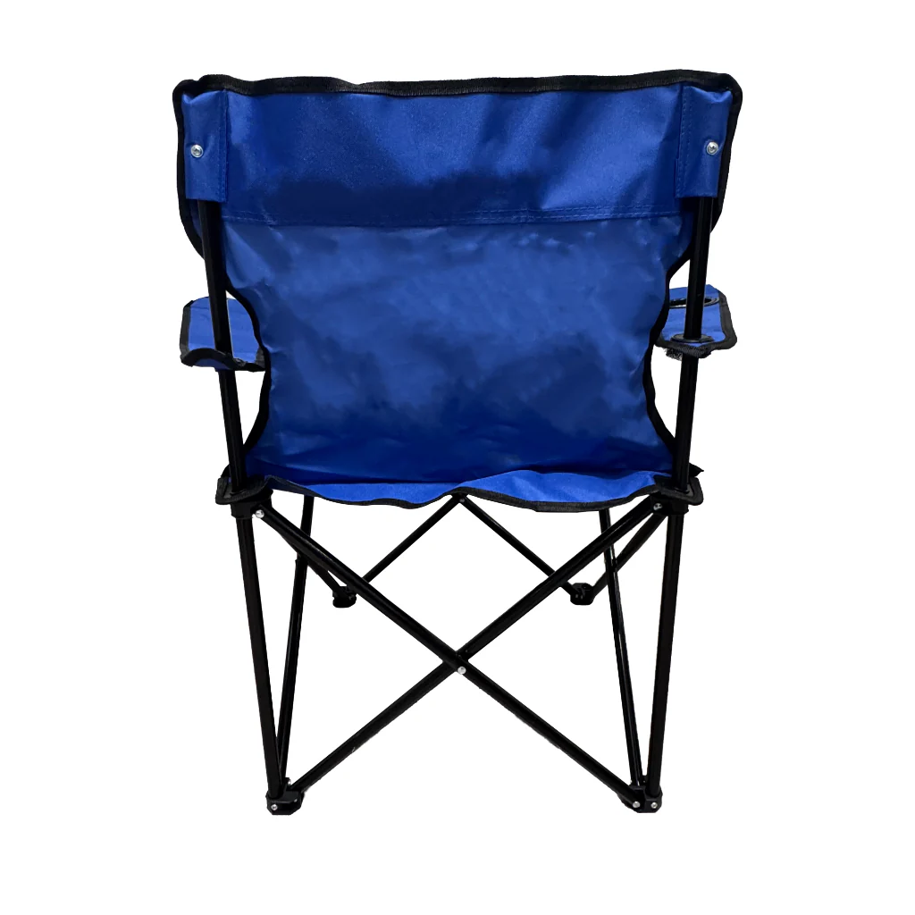 Combo Quitasol Rojo + 2 Sillas Camping Outdoor Plegables color Azul y Negro Llaima - Image 3
