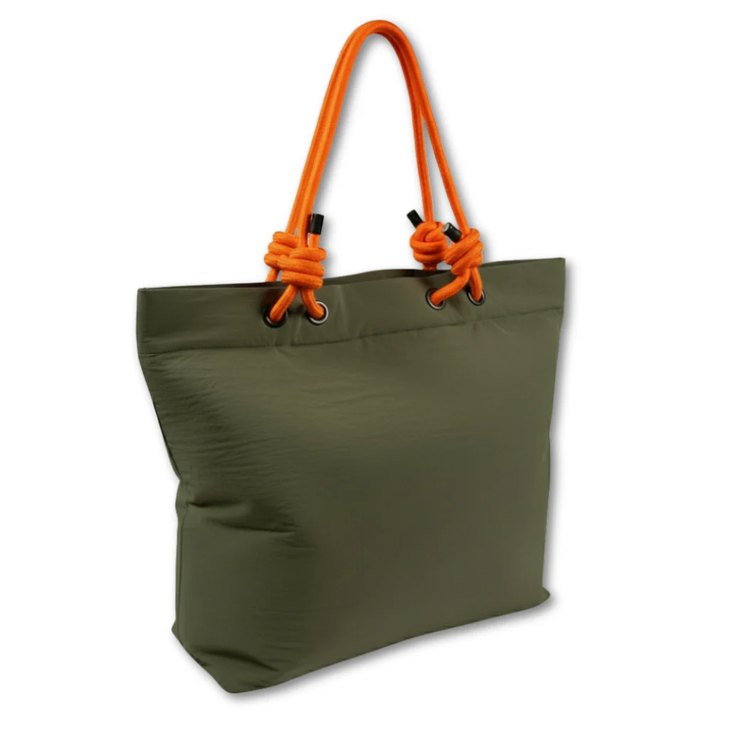 Combo 2 Bolsos Cooler Impermeable 16.5Lt Beige y Verde Oliva - Image 3