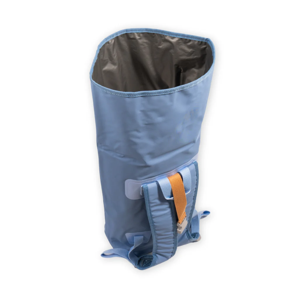 Combo 2 Mochilas Cooler Impermeable 15Lt Celeste y Gris - Image 8